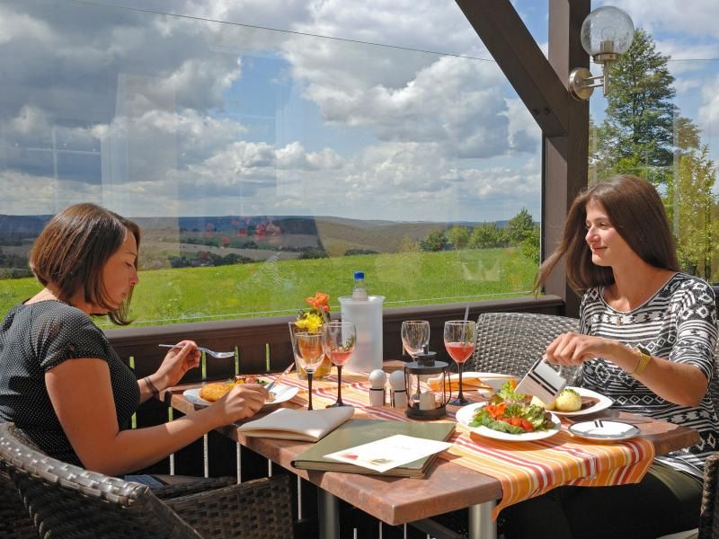 Terrasse Glas